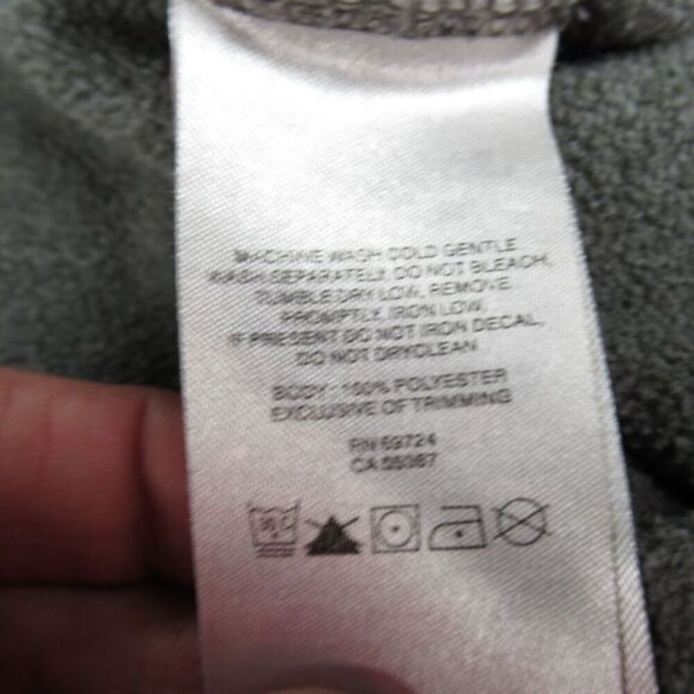 Columbia Sweater Mens Large Gray Zip Pocket 1/2 Zip Fleece Pullover Outdoor Golf - Picture 9 of 12